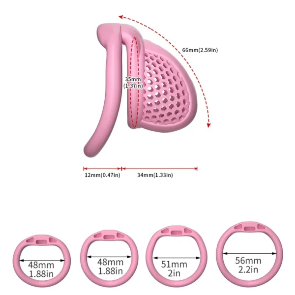 abs bondage chastity cage comfortable fit
