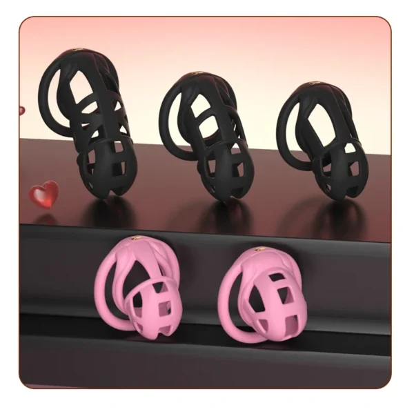 abs chastity toy with multiple diameters
