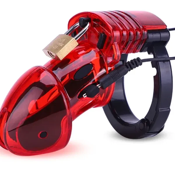 abs cock cage with ring black