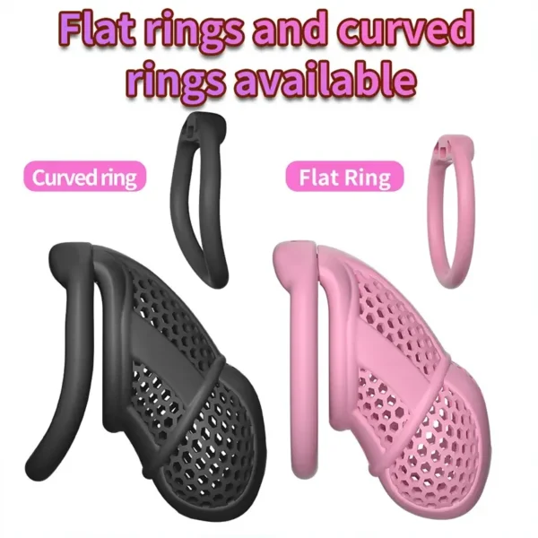 abs plastic chastity device discreet design 1