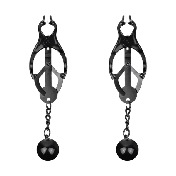 adjustable intensity nipple clamps silver