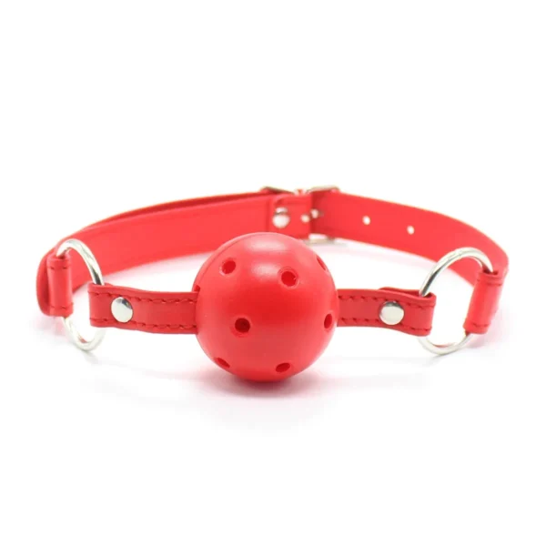 adjustable pu leather ball gag