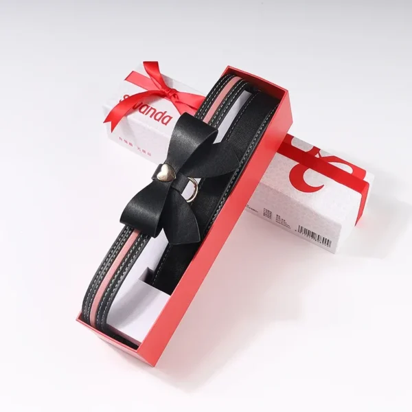 adjustable pu leather slave collar
