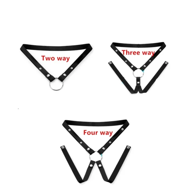 adjustable underwear rope chastity device