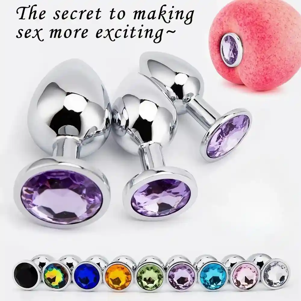 adult erotic play metal plugs easy cleaning
