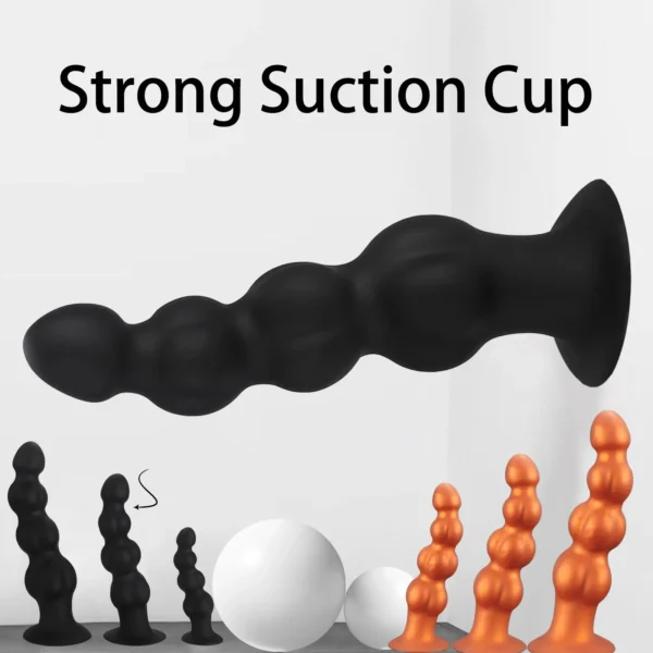 anal beads for stretching silicone