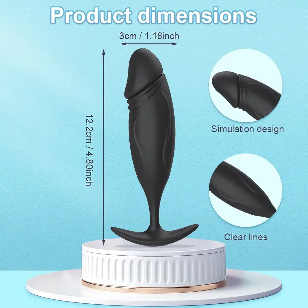 anal vibrator butt plug set for him and her
