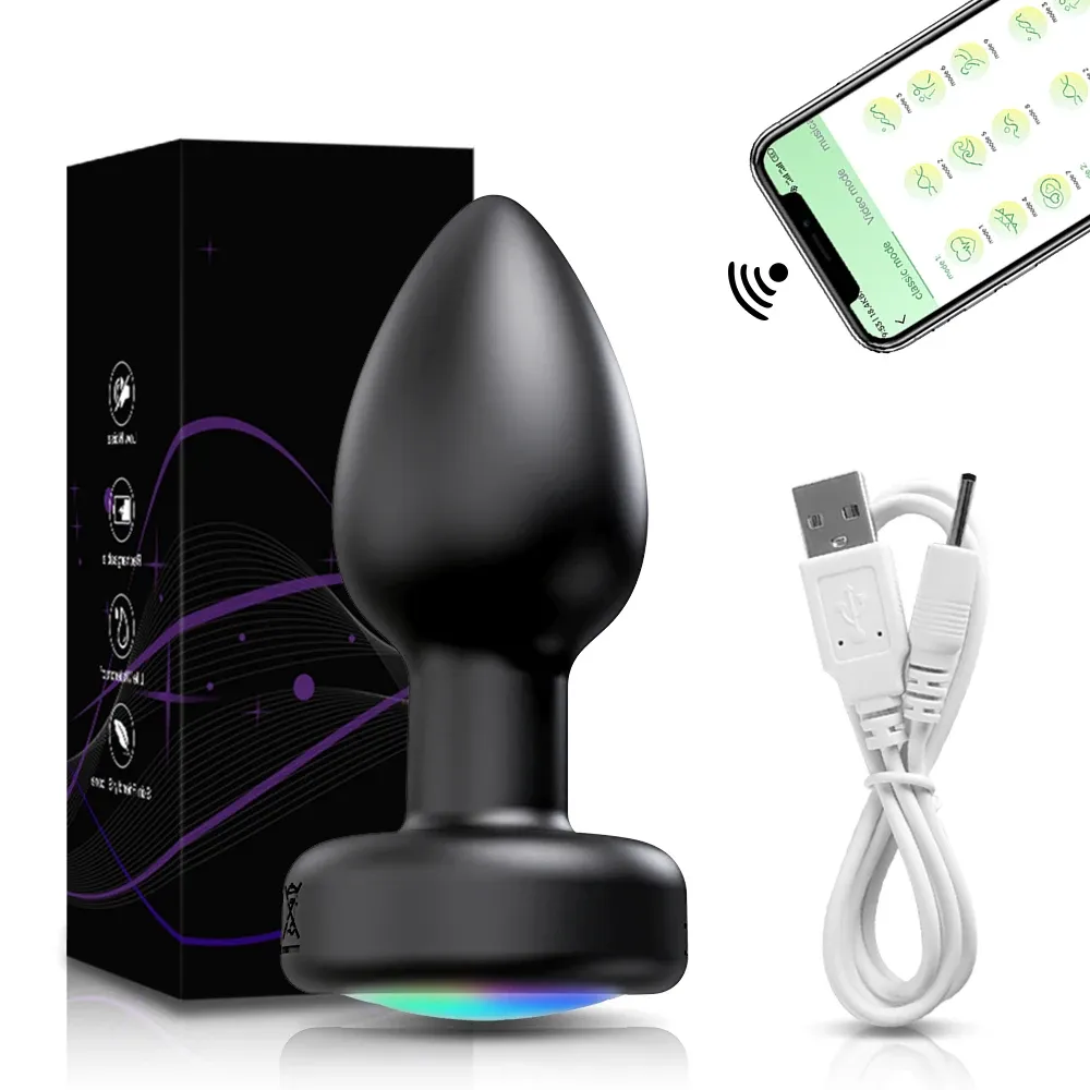 app controlled anal plug for solo male pleasure