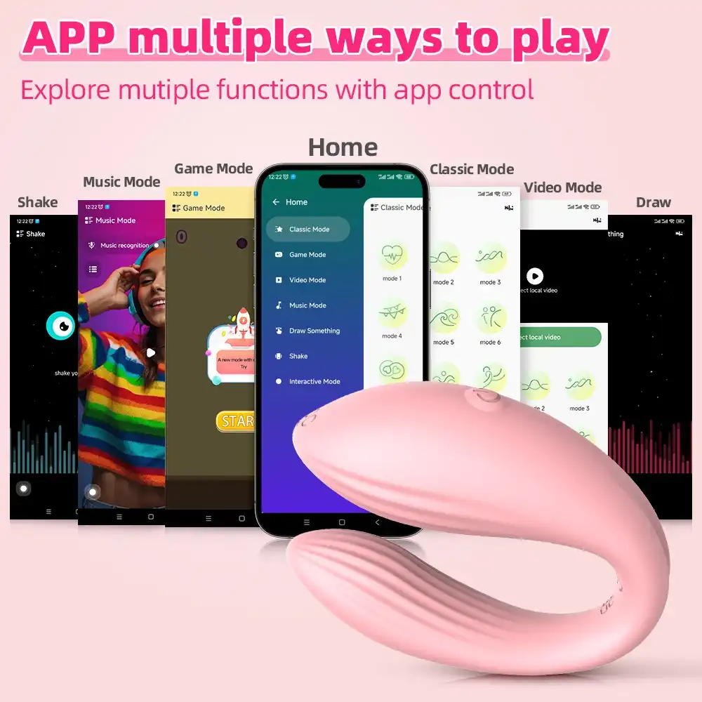 app controlled silicone vibrator for enhanced sexual pleasure