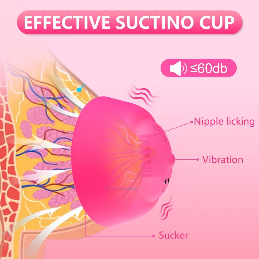 app controlled vibration nipple massager toy