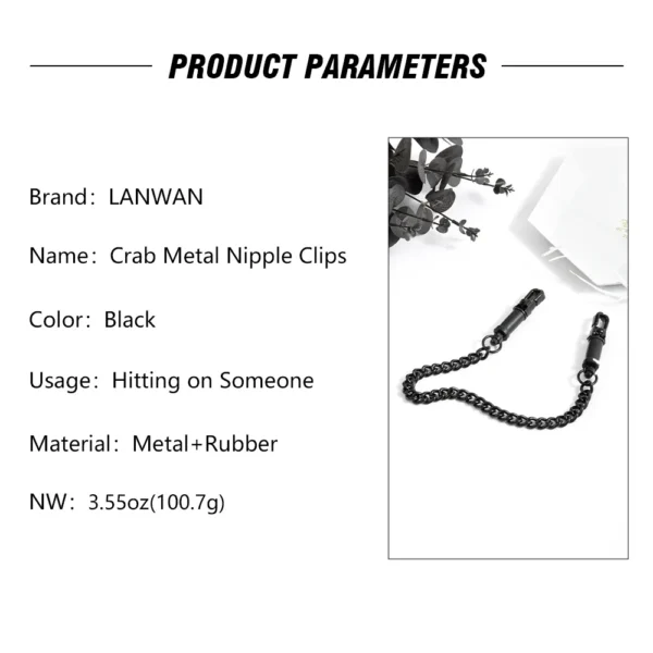 bdsm nipple clamps adjustable tension