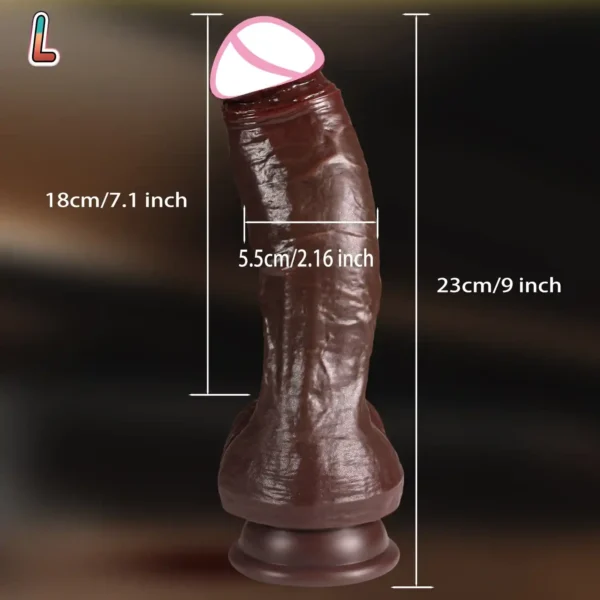 black realistic dildo multiple sizes