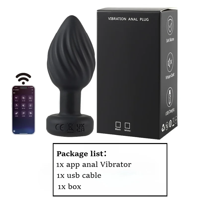 body safe silicone wireless remote anal pleasure toy