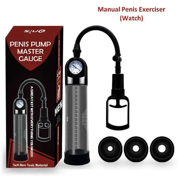 clear cylinder manual penis pump