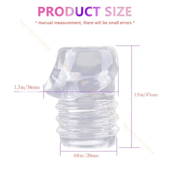 comfortable tpe penis ring white