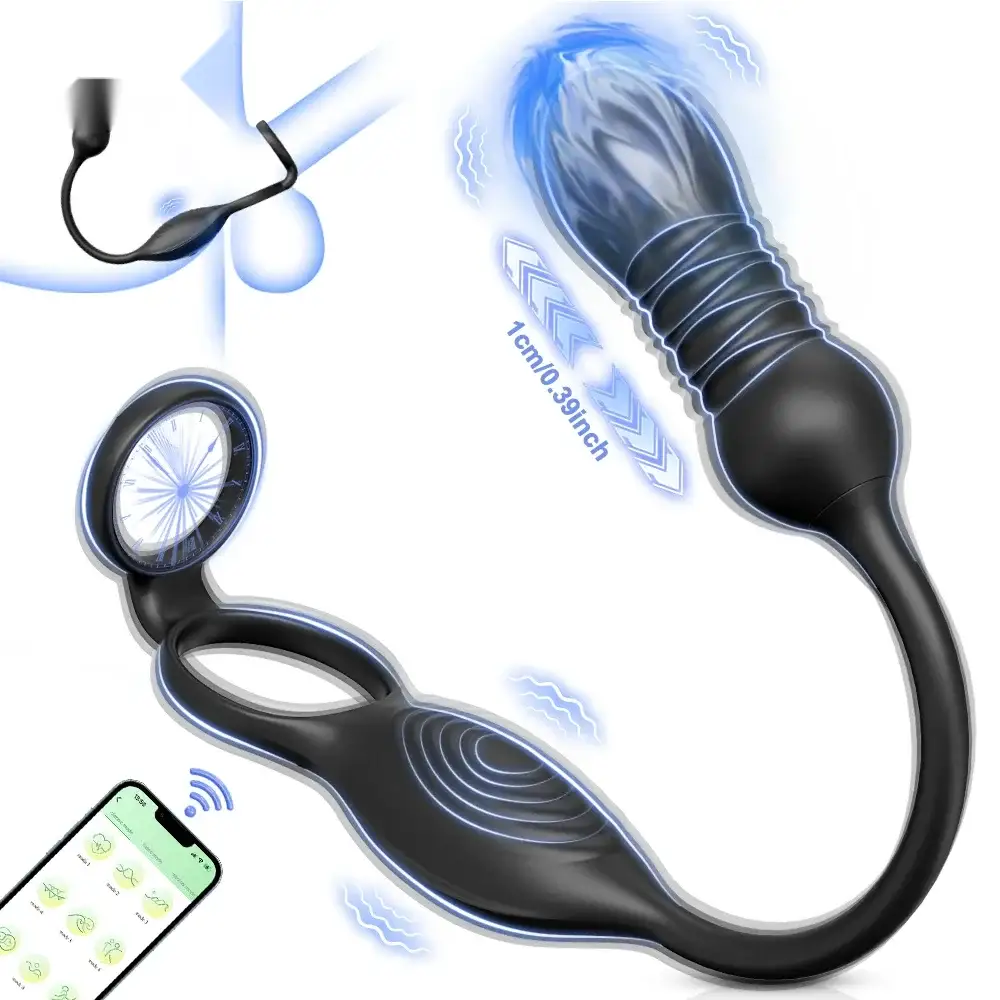 customizable vibration app toy prostate anal massage