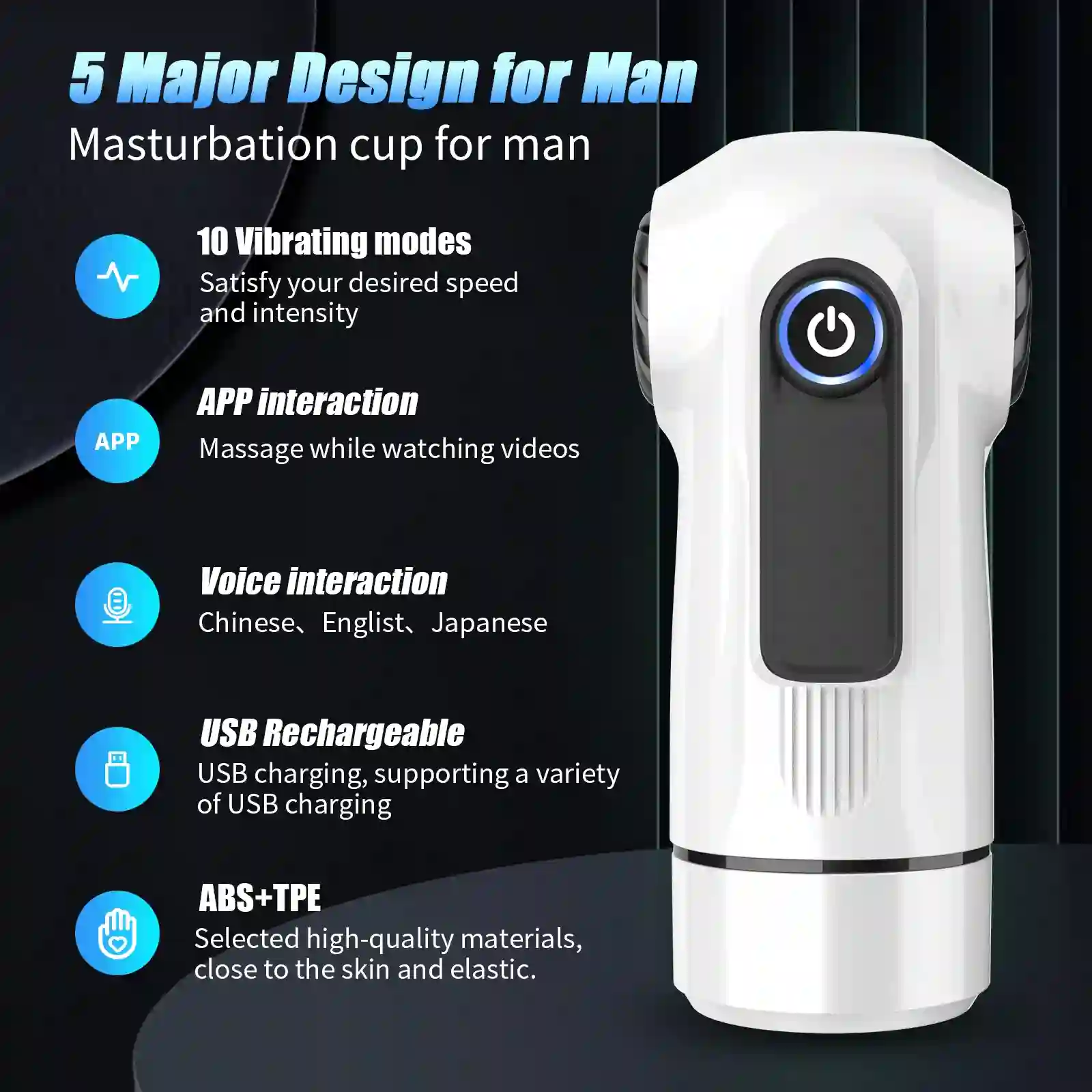 discreet automatic male masturbator for privacy