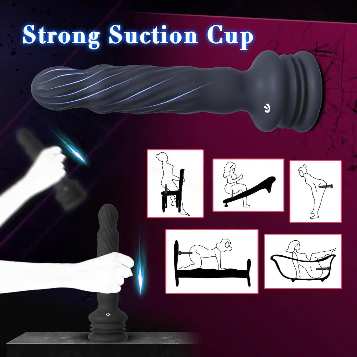discreet packaging rotating prostate massager men