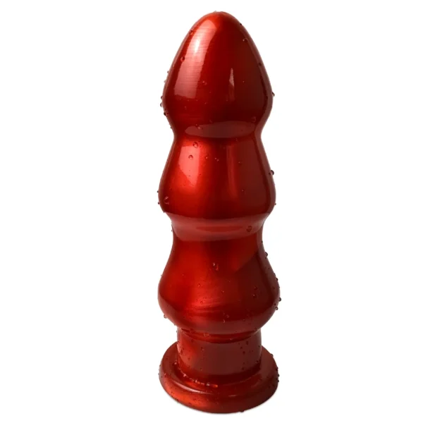 dual stimulation pvc anal toy