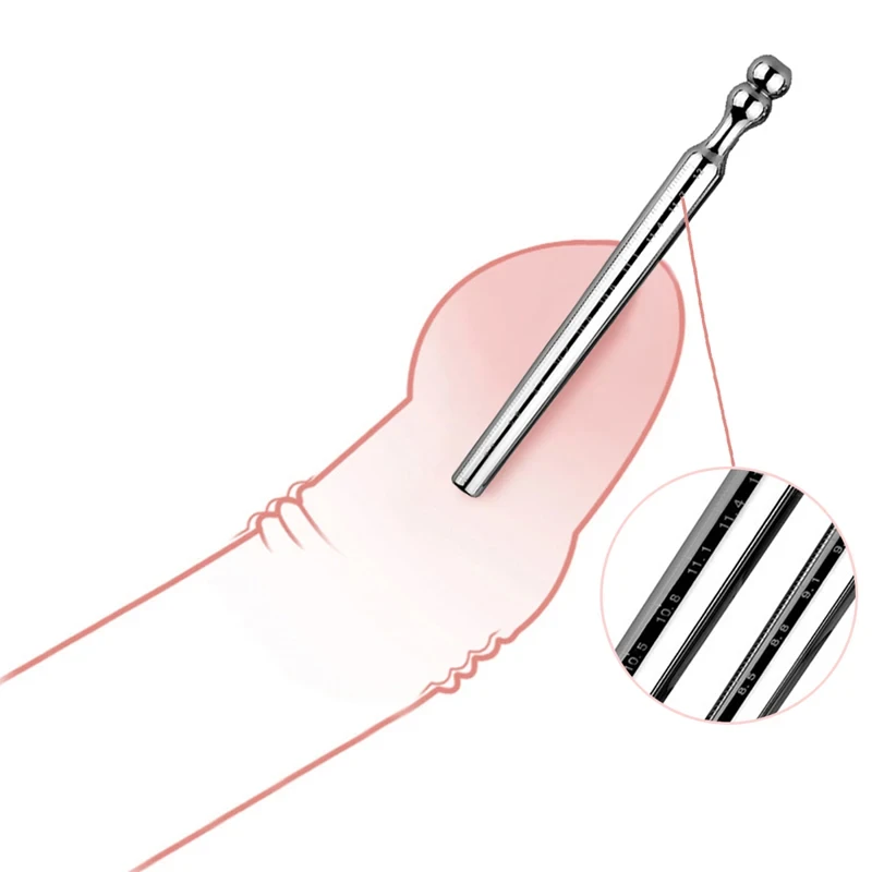 easy to clean stainless steel male urethral plug