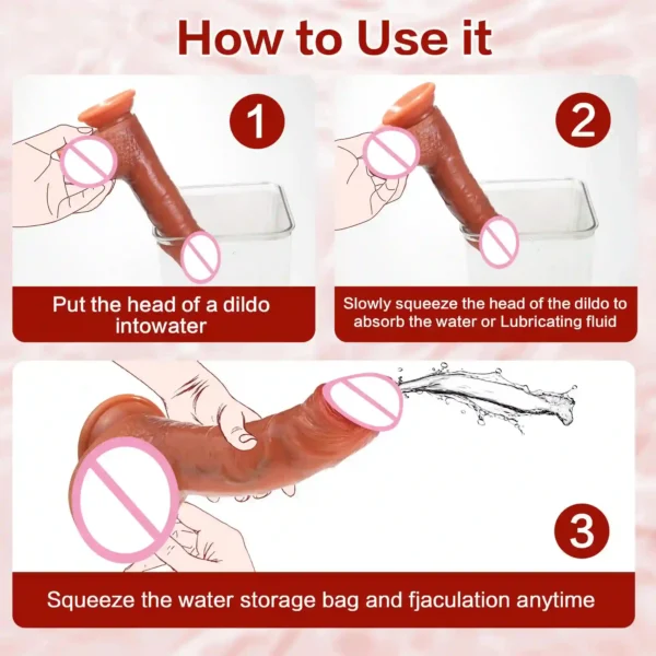 ejaculating dildo for hands free play