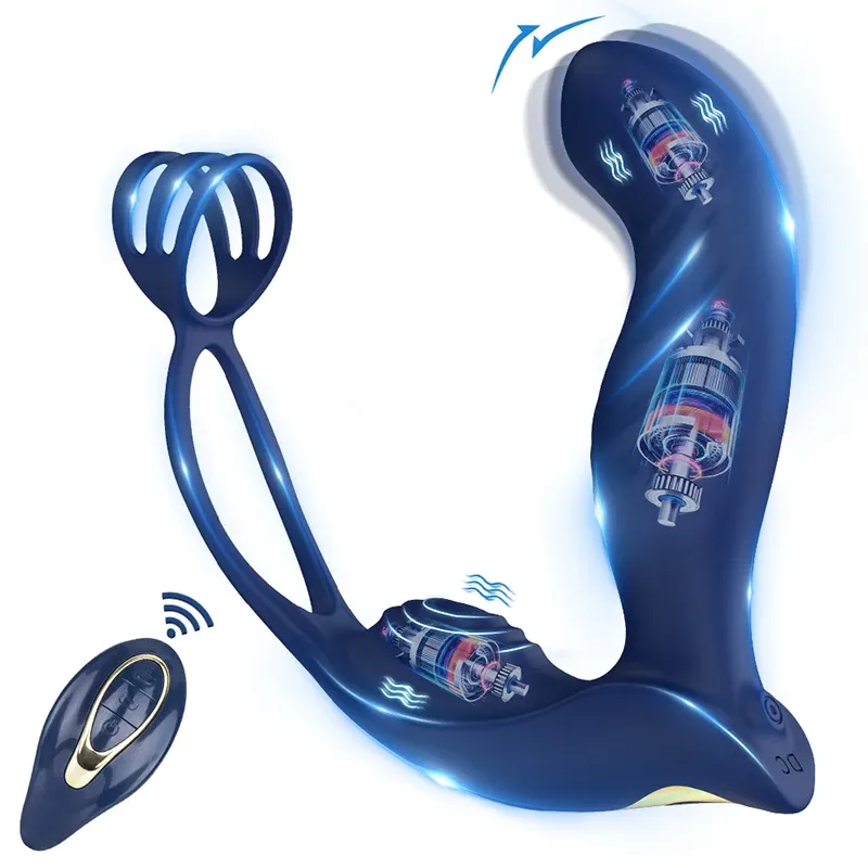 electric prostate massager vibrator for intense pleasure
