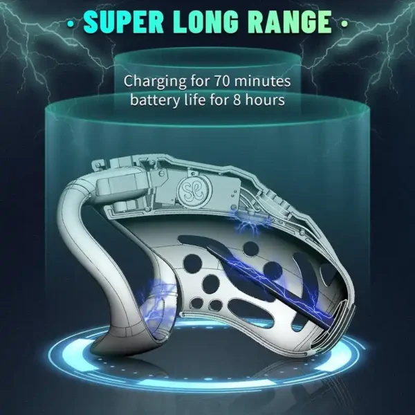 electric stimulation chastity device for men
