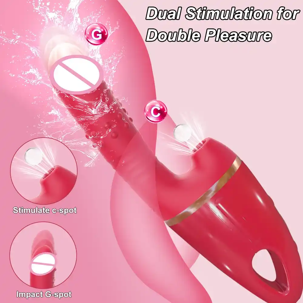 ergonomic design thrusting dildo with suction cup for female anatomy