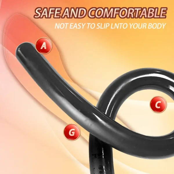 erotic pvc anal dilator massager