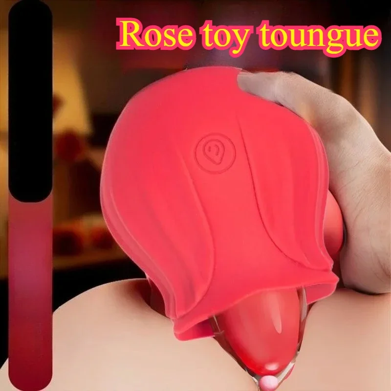 female tongue vibrator with adjustable settings
