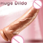 huge silicone dildo for anal play
