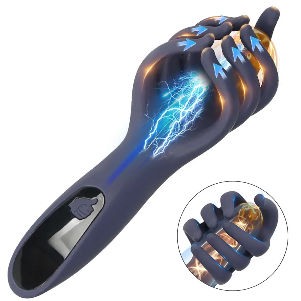 magnetic charging penis stimulator for convenience