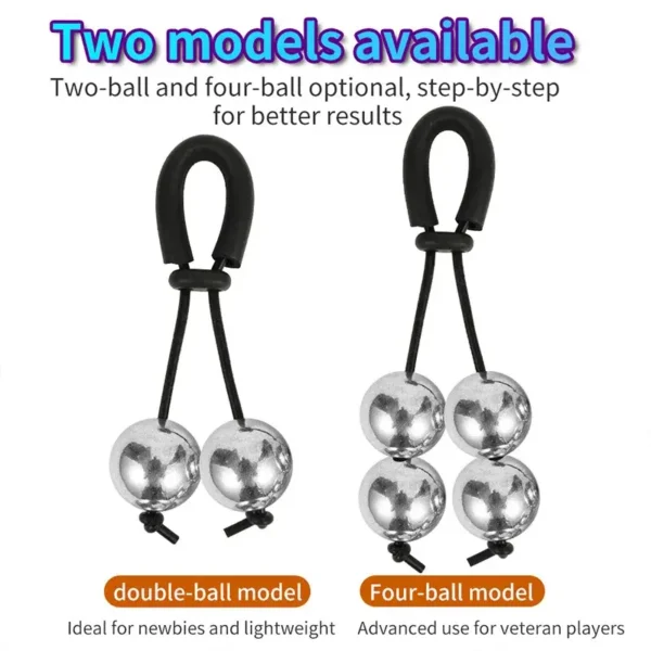 metal cock ring adjustable ball weights