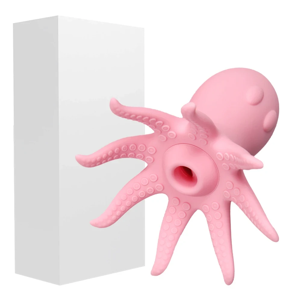 multi suction cup vibrating octopus for intense pleasure