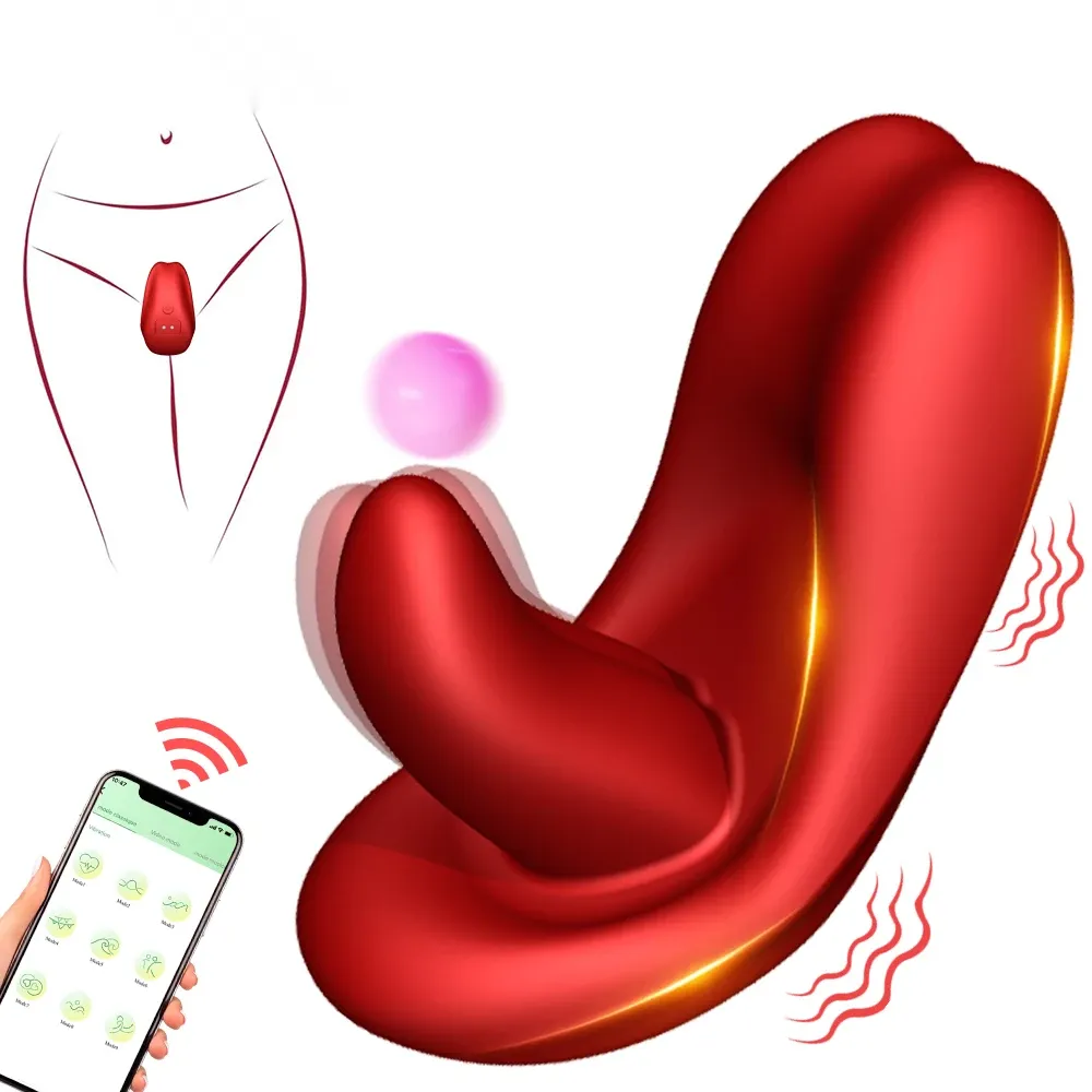 premium silicone tongue licking vibrator for sensitive areas