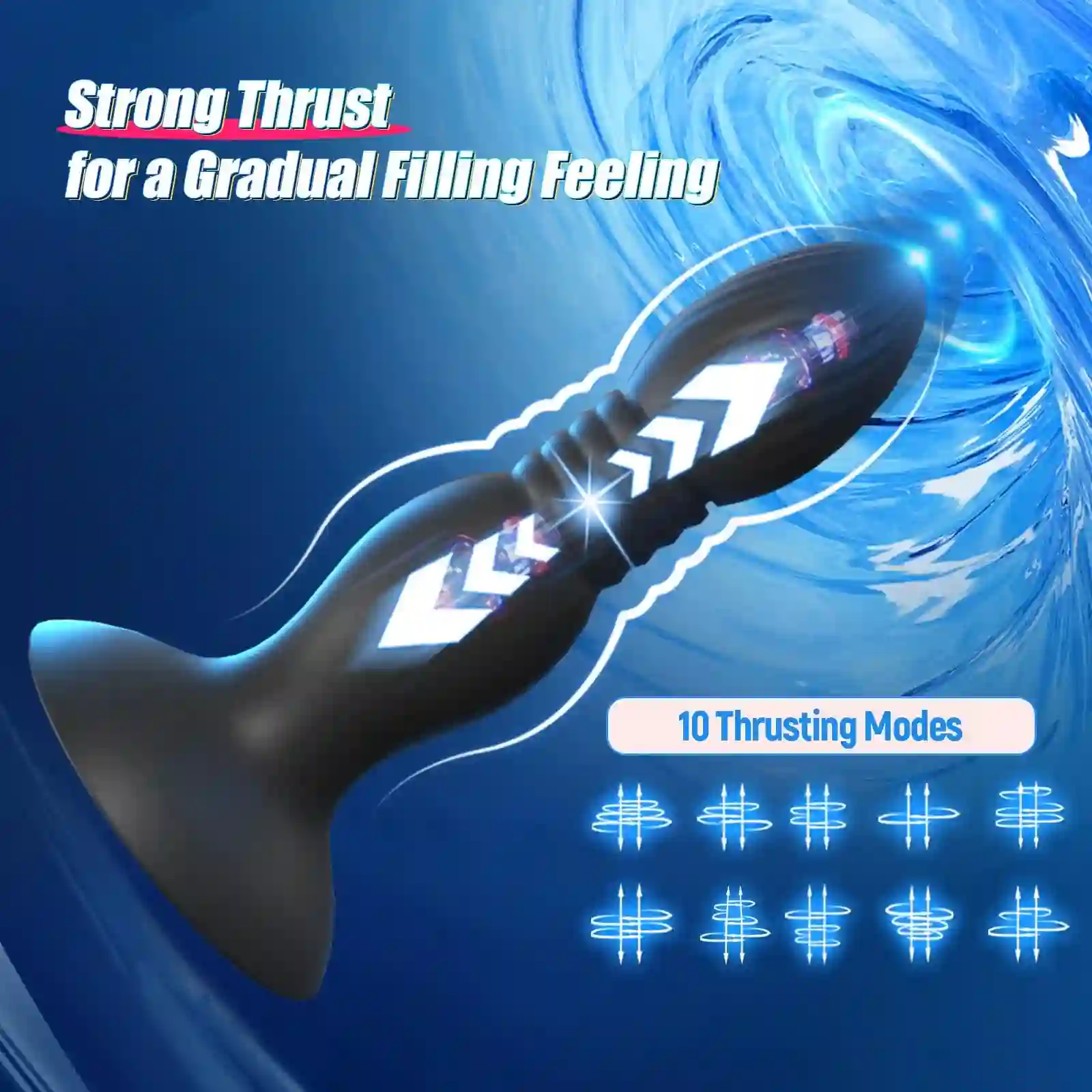 prostate massager vibrator with adjustable intensity levels
