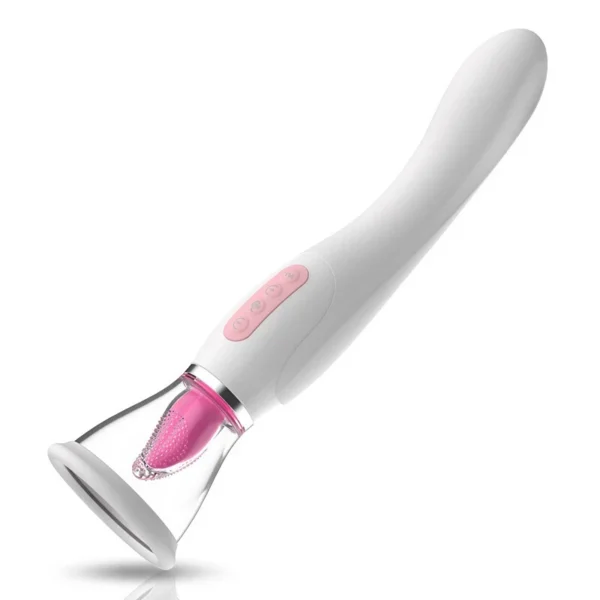 purple licking and suction nipple stimulator