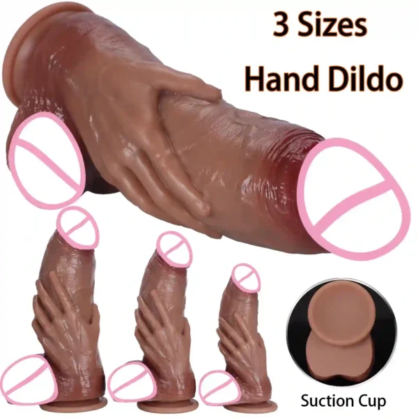realistic dildo flexible liquid silicone