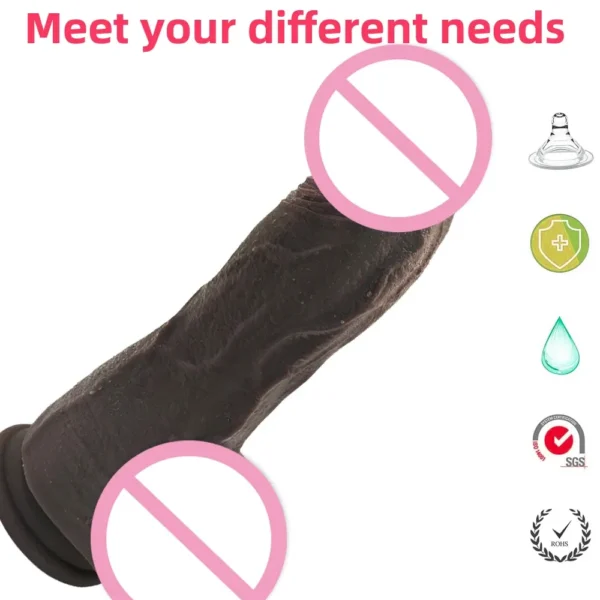 realistic dildo with powerful suction cup