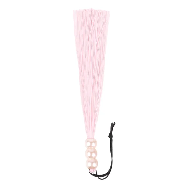 red and black silicone bdsm flogger