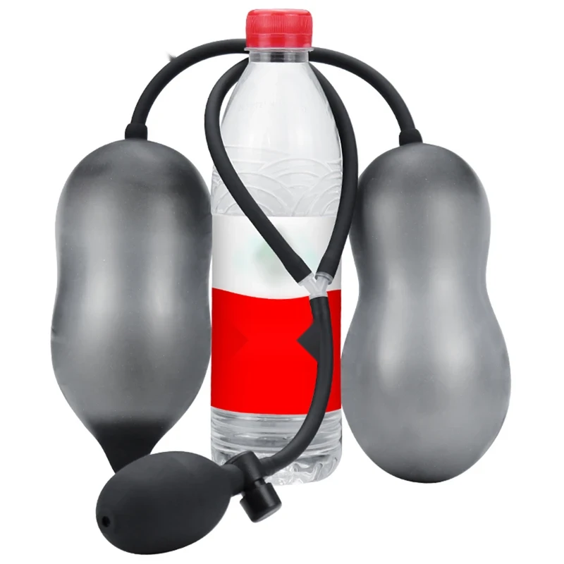 safe and soft inflatable anal plug silicone