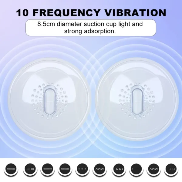 silicone and vibration nipple stimulator