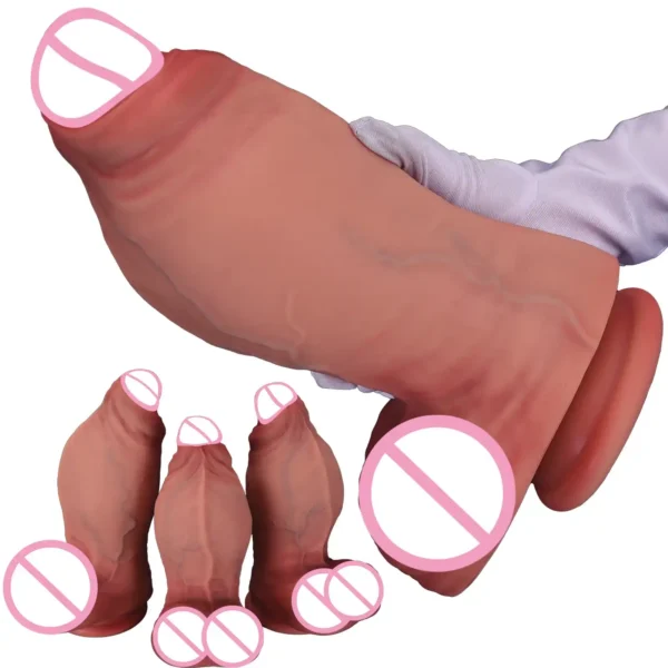 silicone knot dildo multiple sizes available