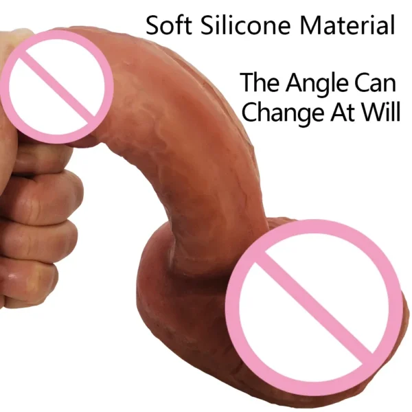 skin safe silicone dildo realistic