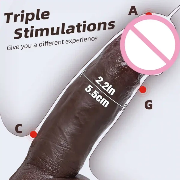 soft flexible silicone dildo realistic