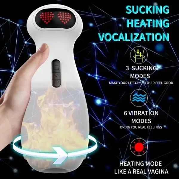 usb rechargeable male masturbator cup