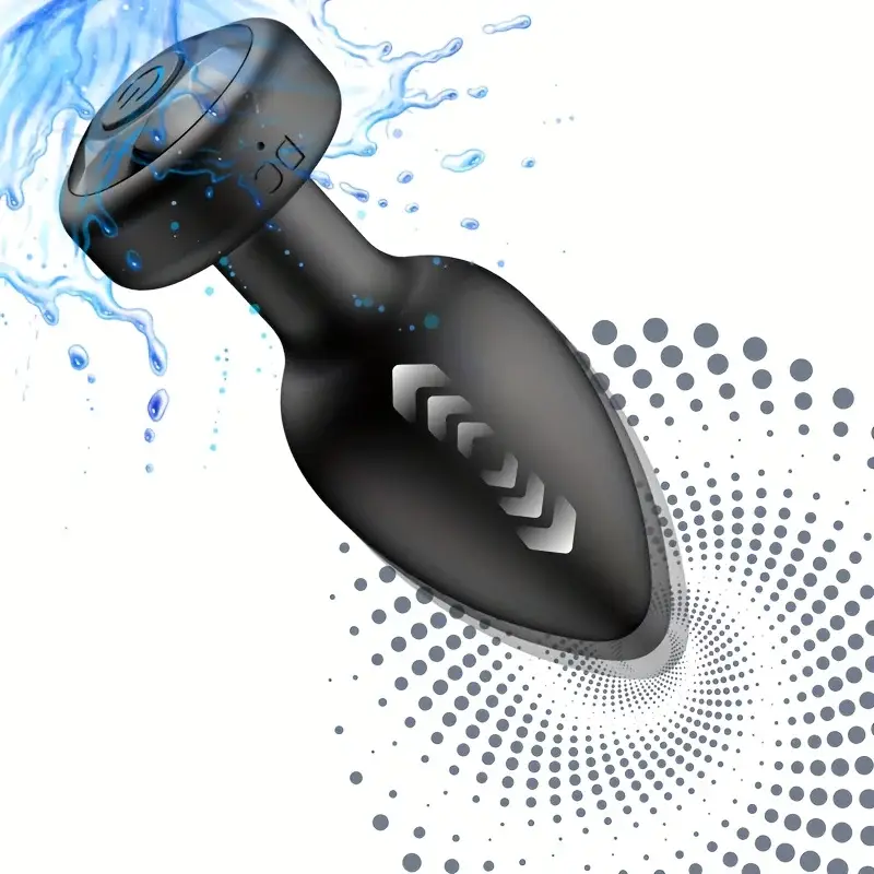 usb rechargeable vibrating butt plug with remote