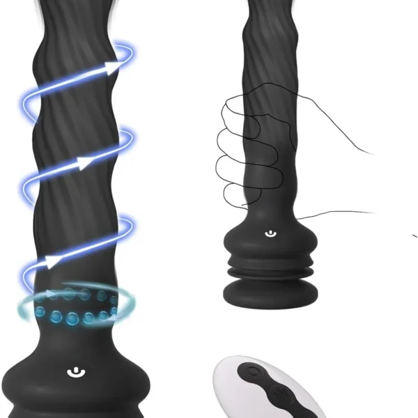vibrating anal plug with remote control for couples