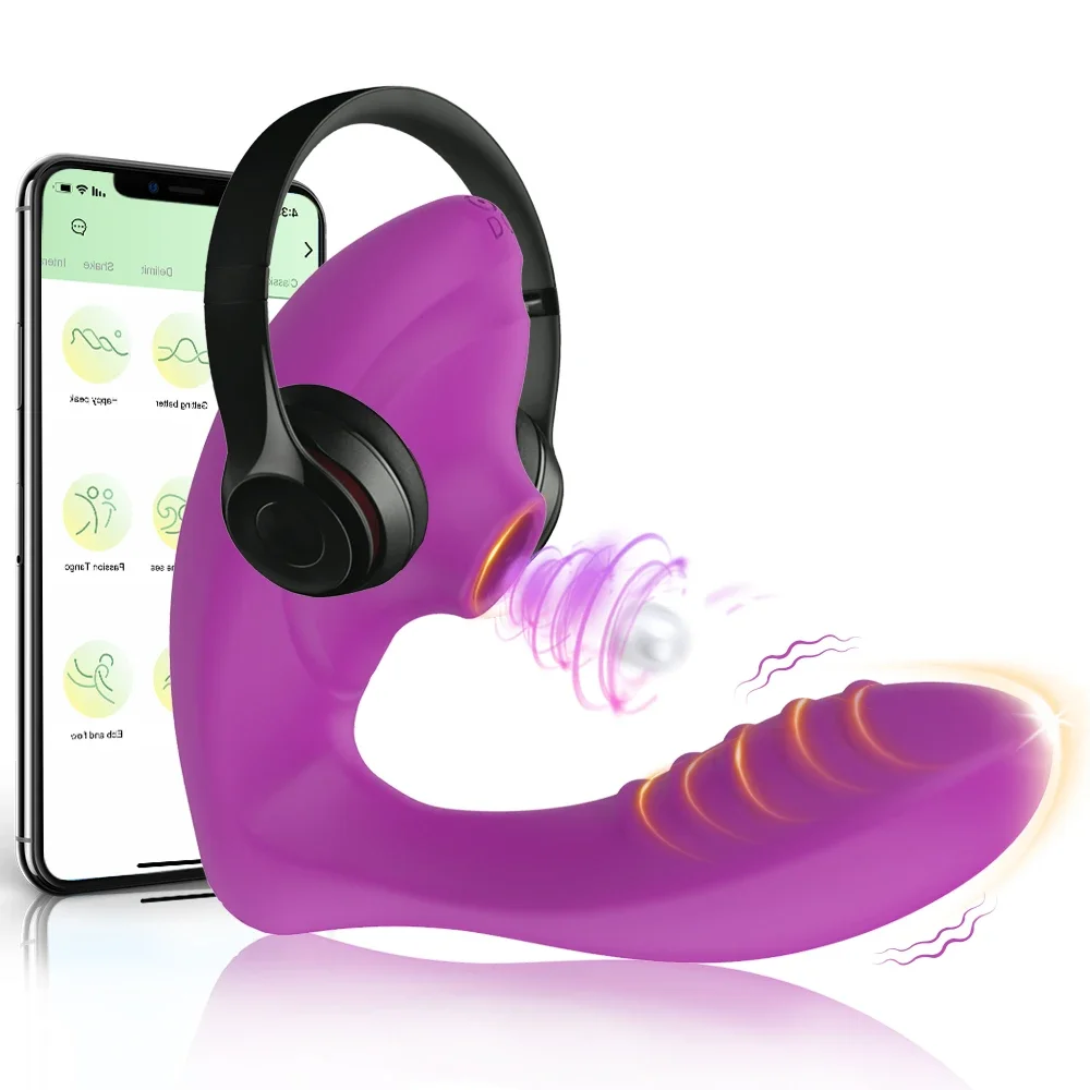 wearable clitoris massager with long lasting battery life app control