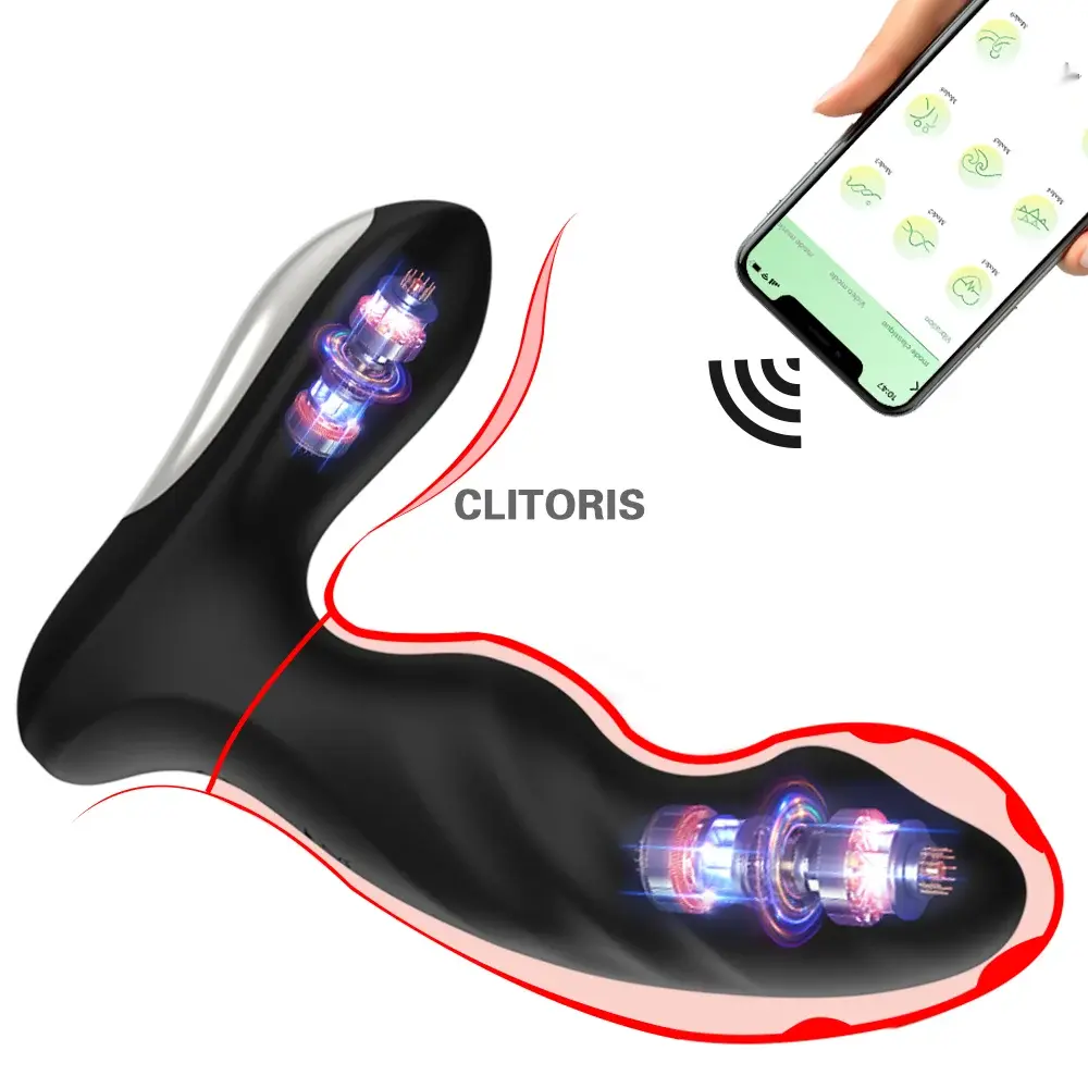 wireless prostate massager for enhancing male pleasure